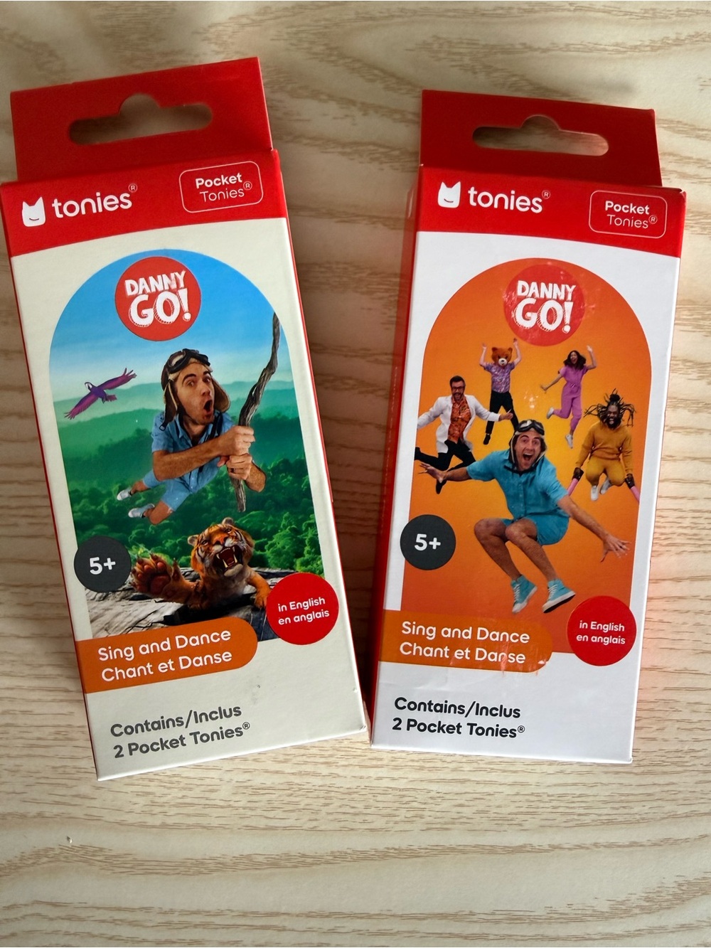 Tonies- Danny go!- 2 Sets- Sing and Dance Adventure and Dance Party!